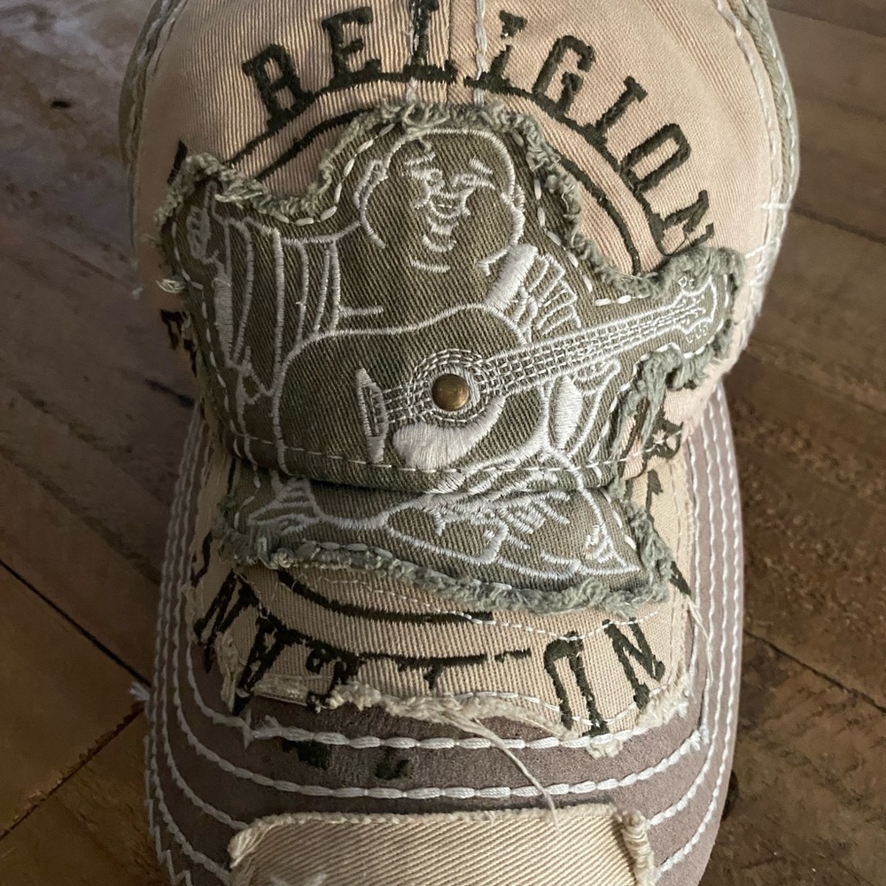 True Religion Distressed Trucker Cap. Rare Vintage Excellent Condition.